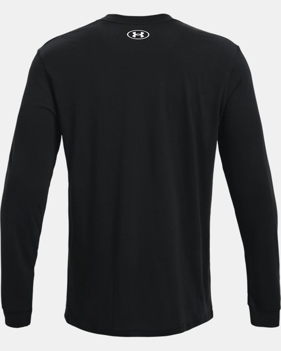 Men's UA Sportstyle Logo Long Sleeve, Black, pdpMainDesktop image number 5